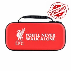 Head Case Designs Officially Licensed Liverpool Football Club You'll Never Walk Alone Graphic Logo Red Hard Storage Travel Carry Case Compatible with Nintendo Switch 2
