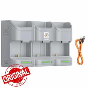 ZGCINE PC3-LPE6 3-Slot PD Fast Charging Case for LP-E6/E6N/E6NH/E6P Batteries Compatible with Canon 5D Mark II
