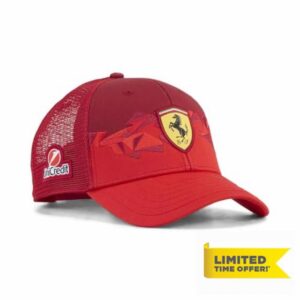 PUMA Scuderia Ferrari F1 - Las Vegas GP 2025 Special Edition Cap - Red - One Size Fits Mos