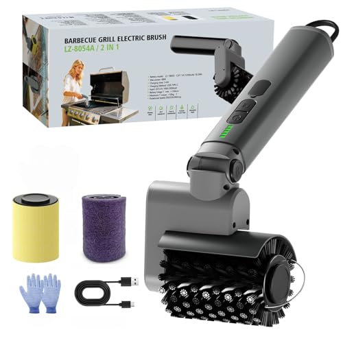 Cordless Grill Rotary Cleaning Brush with Adjustable Angle