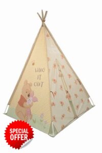 Winnie The Pooh Play Tent - Suitable for Indoor and Outdoor - Boys & Girls Age 3+ Years