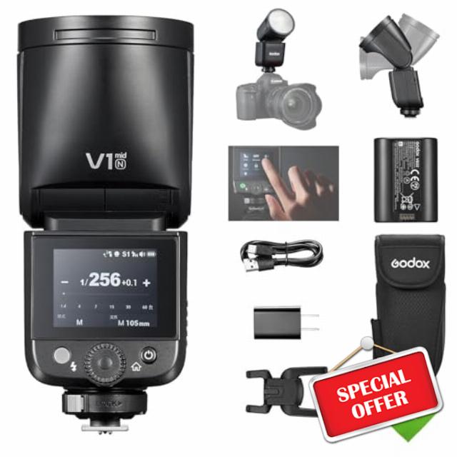 Godox V1 mid N V1midN TTL Flash for Nikon