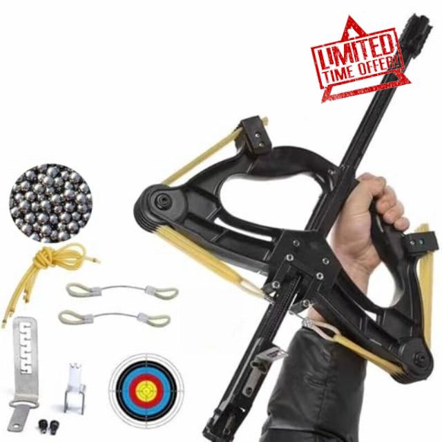 Ball Bearing Bow Compound Bow Ball Launcher Rapid Steel Balls Shooting with 100pcs 8mm steel beads