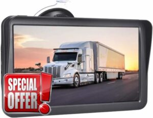 9 Inch Truck Sat Nav GPS with Sun Hood for Car HGV