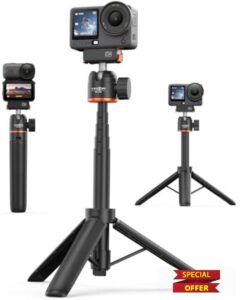 54.5cm/21.4" Mini Tripod Selfie Stick for DJI Osmo Nano/Action 6