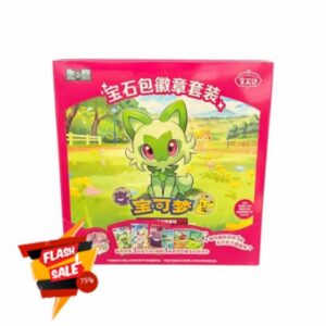 Pokemon Gem Pack Badge Set (Vol 1 + 2 + 3) | Blind Bag | Retail Display Case of 12 Packs | Simplified Chinese | 15+ Years