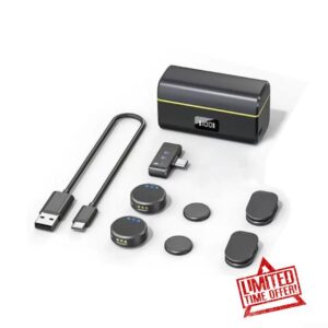 Portable Wireless Microphone For Insta360 X5 & For Insta360 Go Ultra