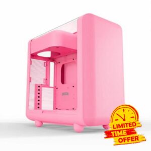 HYTE X50 Modern Performance Mid-Tower Case Strawberry Milk E-Atx/Atx/M-Atx/M-Itx