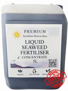 Seaweed Fertiliser - 5L - Organic Liquid Plant Feed for Strong Roots & Rapid Growth – Ultra-Concentrated (1:400) - Sunshine Renewables UK