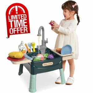 Play Sink with Running Water for Kids 3+