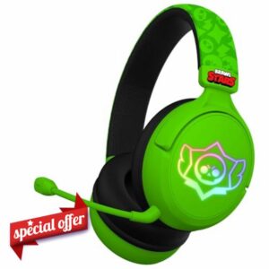 Subsonic - Brawl Stars Wireless Gaming Headset with LED and detachable microphone. Officially Licensed Gaming Headset
