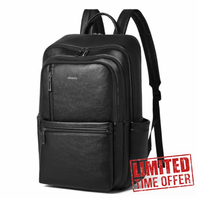 Shrrie Leather 17 inch Backpack for Women