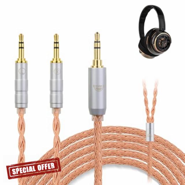 okcsc ZT16 Upgrade Replacement Cable With Dual 2.5mm to 3.5mm Balanced plug
