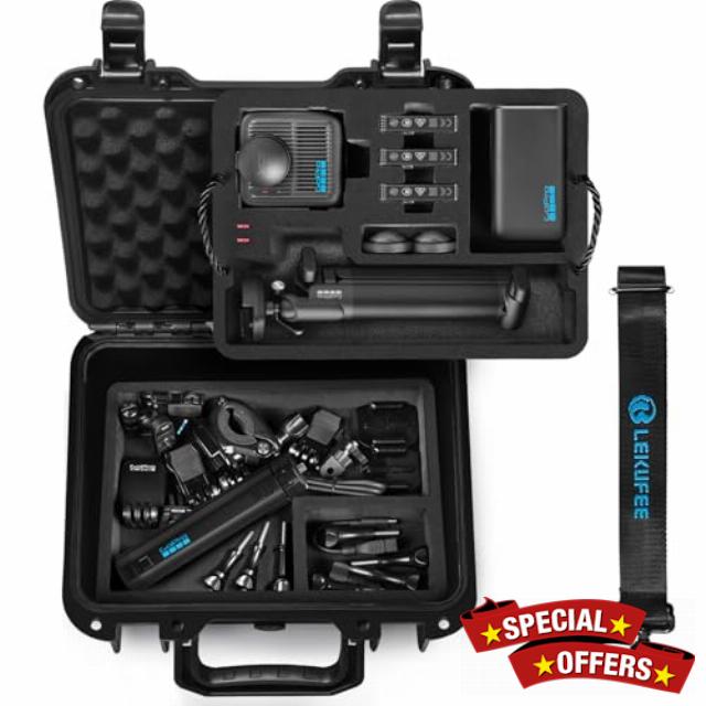 LEKUFEE Waterproof Hard Case for GoPro MAX 2