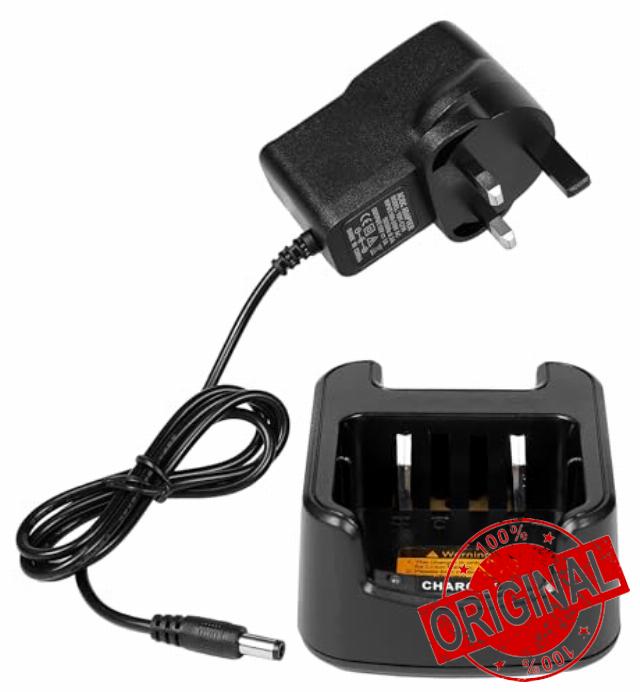 Desktop Charger Compatible with HYT Hytera Radio TC-446S TC-500S TC-508 TC-510 TC-518 TC-580 TC-585 Walkie Talkie CH10L19 BL1301 BL1719 Battery Charging Dock Cradle Base Statio