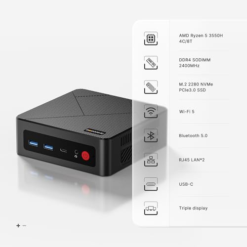 Ryzen 5 3550H (up to 3.7GHz) Mini Computers