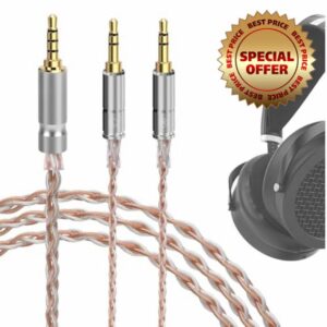 GEEKRIA Apollo 3.5mm TRRS Balanced Cable Compatible with HIFIMAN Edition XS