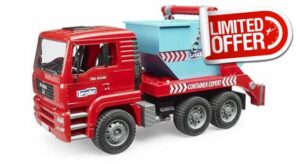 Bruder 02741 Man TGA Skip Container Truck