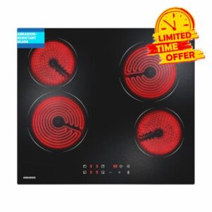 Ceramic Hob 59cm 4 Zone Electric Hob Built-in