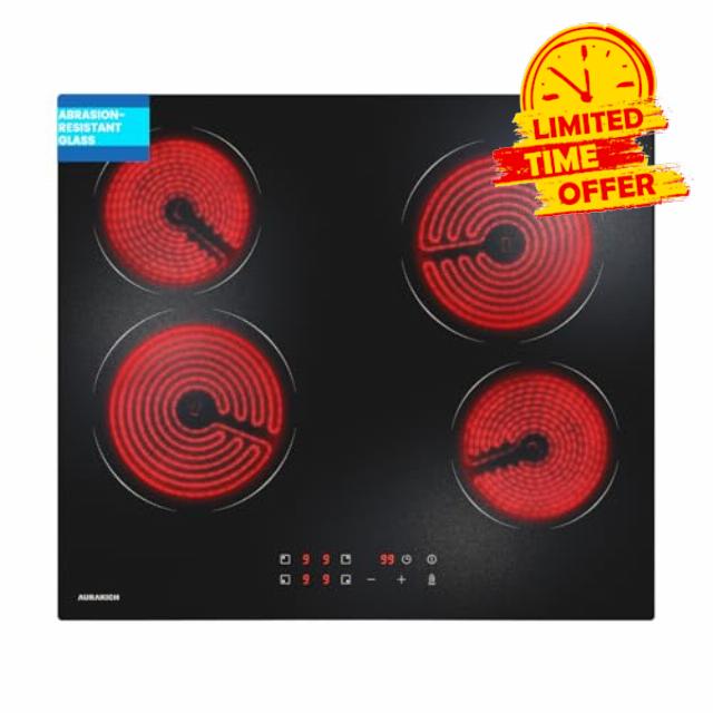 Ceramic Hob 59cm 4 Zone Electric Hob Built-in