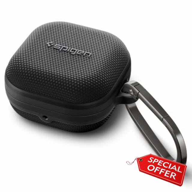Spigen Classic Fit Case Compatible with Samsung Galaxy Buds 4 Pro/Galaxy Buds 4 (2026) - Black