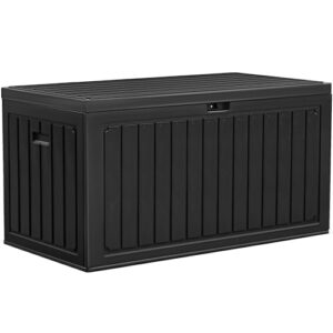 HDPE Resin Deck Box with Lockable Lid & Side Handles
