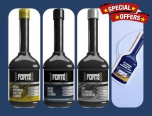FORTE DIESEL TURBO CLEANER + SPECIALIST INJECTOR CLEANER + DPF CLEANER AND REGENERATOR *TRIPLE PACK*+ Free Car Airfreshner - REDUCES EMISSIONS - IMPROVES PERFORMANCE AND FUEL EFFICENCY