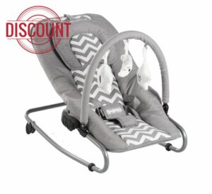 Babyco – Baby Bouncer 0M+ to 9kgs- Grey Chevero