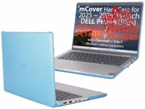 mCover Case ONLY Compatible for 2025-2026 14" Dell Pro 14 Plus PB14250 PB14255 and Pro 14 PC14250 PC14255 Windows PC (NOT Fitting Any Other Dell Models)- Aqua