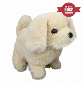 getwuffy robot dog wuffy dog realistic for kids (white)