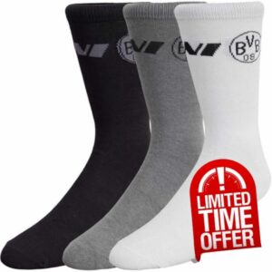 Borussia Dortmund BVB Gift Socks Set of 3