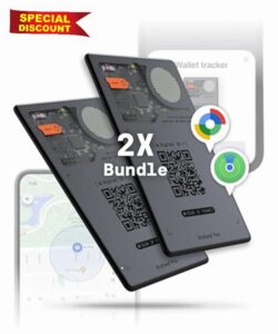Rolling Square AirCard Pro Dual - Wallet Tracker Apple and Android Tracker Tag Card