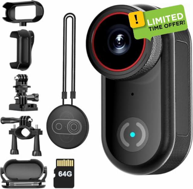 4K Mini Thumb Action Camera