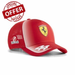 PUMA Scuderia Ferrari F1 2026 Lewis Hamilton Trucker Cap - Red - One Size Fits Mos