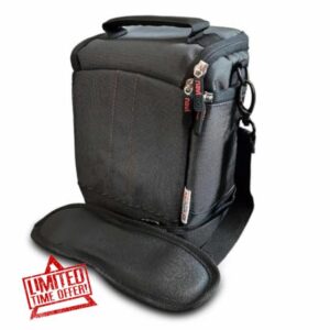 Navitech Black Camcorder Camera Bag Compatible with Panasonic HC-V900 Camcorde