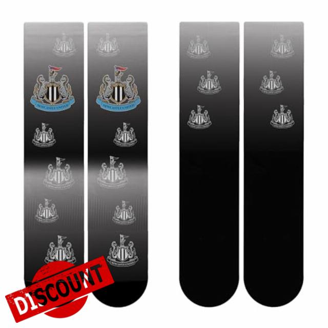 For Bare Feet NEW CASTLE UNITED FC Gradient Crew Sock Team Colors Large