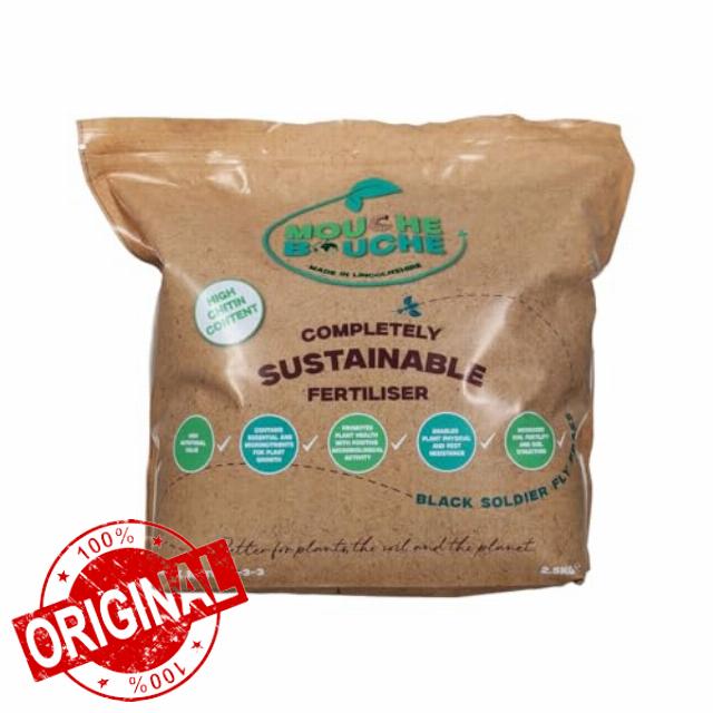 Organic Fertiliser 2.5kg – Black Soldier Fly Frass