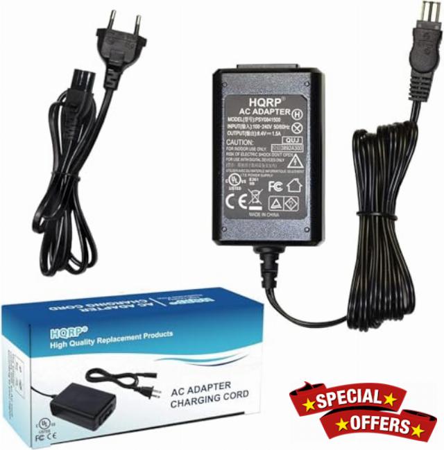 HQRP AC Charger for Sony Camcorder Hi8 CCD-TR748E/CCD-TRV218E CCD-TRV228