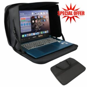 Laptop Bag with Sun Shade for Working Outside