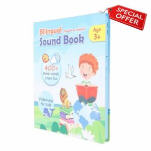 Generic Educational French English Sound Book for Cognitive Development
