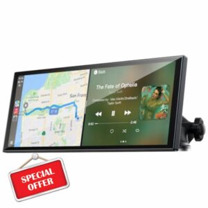 LAMTTO 9.26" Wireless CarPlay Screen for Car - Apple CarPlay & Android Auto Touchscreen