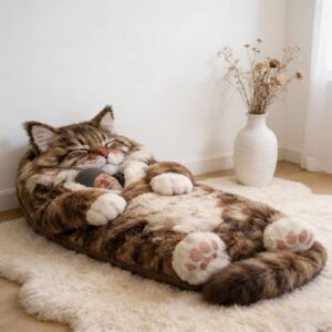 Cute Cat Themed Warm Blanket for Home