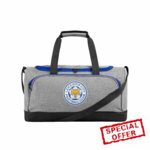 FOCO Officially Licensed Leicester City Grey Duffle Bag