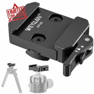 WEYLLAN AP40 Picatinny to Arca Adapter Mount with Lever Release