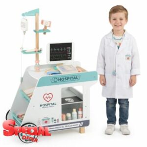 COSTWAY Wooden Doctor Playset