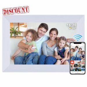 Frameo WiFi Digital Photo Frame 10.1 Inch - 1280x800 HD IPS Touch Screen Picture Frame Electronic