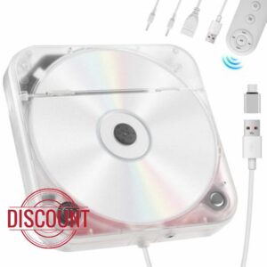 Portable External CD Player for Car USB Port AUX Port