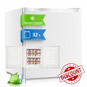 FOHERE Table Top Mini Freezer 32L