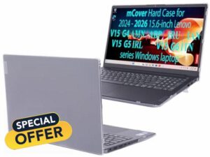 mCover Case ONLY Compatible for 2024-2026 15.6" Lenovo V15 G4 / G5 / G6 Series Windows Notebook PC(with 180° Hinge