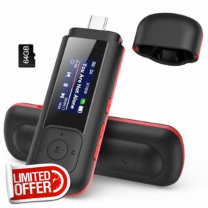 AGPTEK 64GB Portable USB MP3 Player